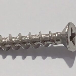 Parafusp PVC Torks Zincado Branco e Inox